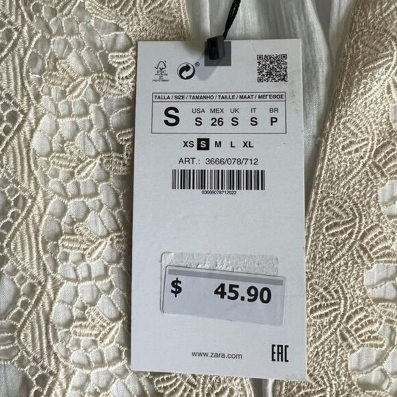 CROCHET TRIM BLOUSE - Picture 6 of 6